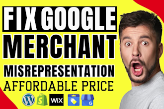 fix google merchant center misrepresentation