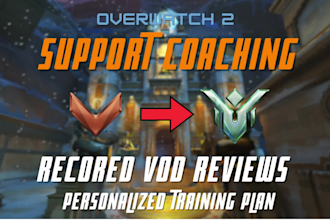 coach overwatch support gameplay and provide a training plan