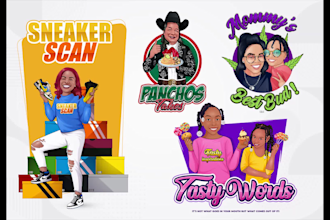 design best caricature, cartoon and mascot logo for you