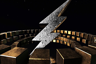 create an epic 3d logo reveal intro animation