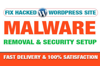 quickly remove malware and fix hacked wordpress site