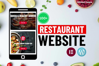 create editable, premium restaurant website