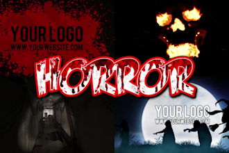 do horror fear video intro bundle vol2