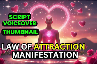 create law of attraction manifestation and meditation videos for youtube