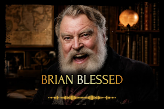 voice a booming brian blessed impression