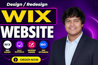 build wix website, wix redesign, wix website and wix website design