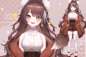 draw and rig vtuber model live2d model vtuber rigging vtuber commission 4 stream