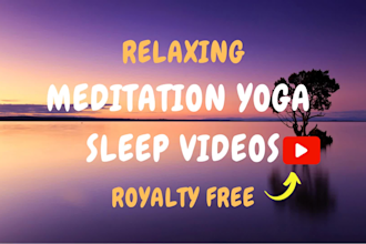 create relaxing binaural beats frequency meditation videos
