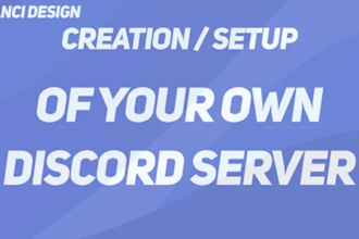 professionally setup your own discord server