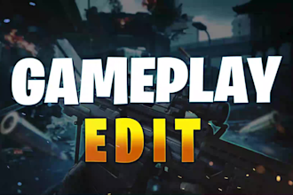 edit amazing gameplay video professionally