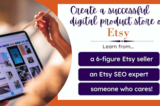 setup your digital etsy store using etsy SEO