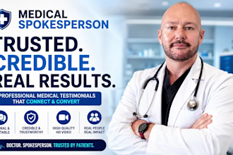 be your medical or dental spokesperson in a lab coat