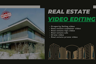 do real estate video editing