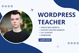 be your wordpress teacher online lessons