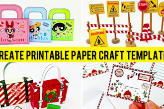 create 3d paper printables