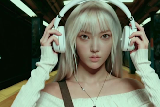 make ai music video, ai music, animated lyrics video, with veo 3, sora or runway