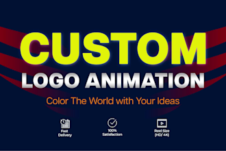 create custom logo animation and video intro in 24 hours