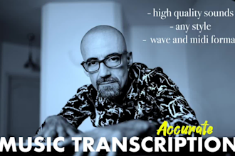 transcribe your songs for any ensemble