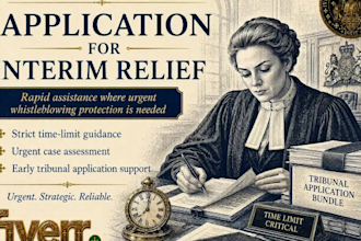 draft whistleblowing claim, disclosure and interim relief