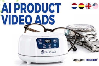 create ai product video ads for bol com and amazon listing