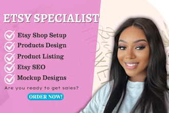 setup etsy digital products store , etsy digital product, stan store design