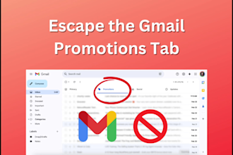 increase email open rates by escaping the gmail promo tab