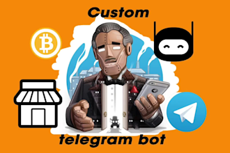 develop  a telegram bot with a database in python