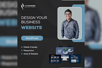 wordpress website design and development or redesign website