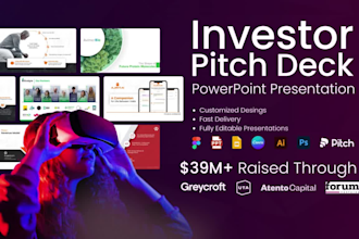 design investor pitch deck design