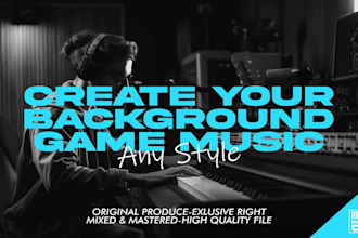 produce video game music, cyberpunk, chiptunes bgm