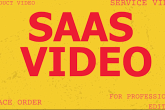create saas demo or explainer video for your business or product