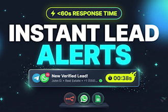 build n8n automation for lead capture and instant notification