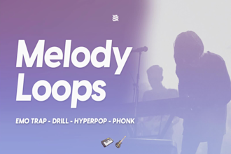 create melody loops for your emo trap, hyperpop, drill beats
