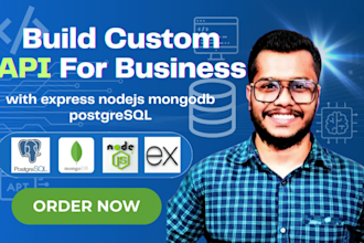 do professional nodejs API with express, postgresql,mongodb