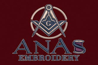 digitize image for embroidery into dst pes, embroidery digitizing logo