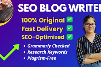 write professional and SEO friendly blog post for your niche