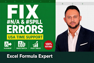 fix excel xlookup vlookup spill error