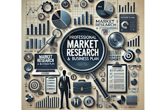 conduct in depth, targeted market research analysis for your business goals