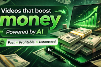 do ai video for your ad, video edit, logo animation, voice over