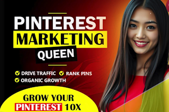 be your pinterest marketing manager and SEO queen