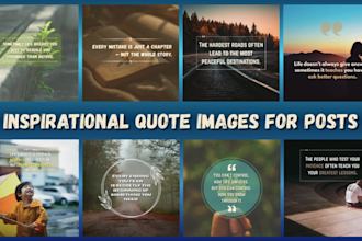 design your motivational quotes for your social media