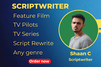 do movie script writing or simply screenwriting for you