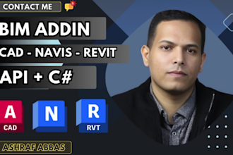 develop custom revit API plugins, autocad addin, and bim automation tools
