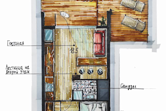 draw the layout of the house