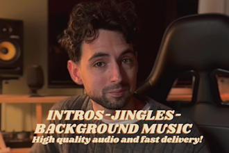 create custom intro or background music for your content