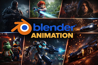 create smooth 3d character and game animations in blender
