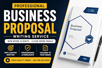 write a professional and persuasive business proposal