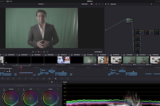provide editing with green screen vocal, enhancement and cinematic color grading
