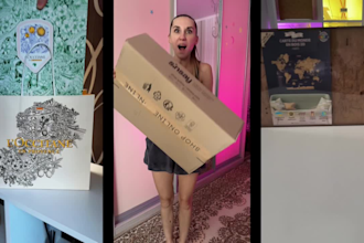 unbox your product and try it in a video