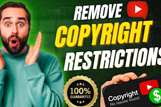 remove copyright from youtube content